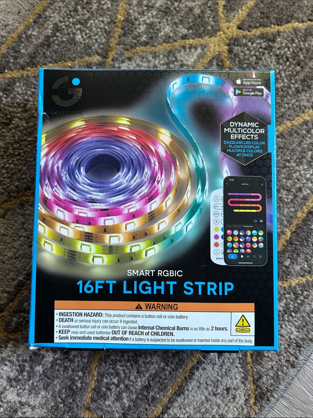 16FT Light Strip with remote Smart RGBIC